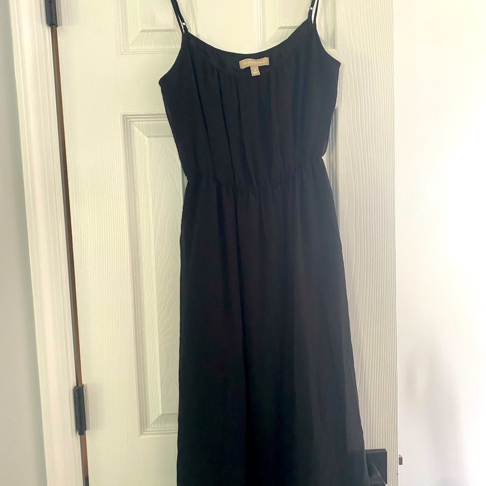 Banana Republic black maxi dress